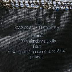 Pre Owned بنطلون كارولينا هيريرا كاكي أخضر قطني عملي 6 سنوات