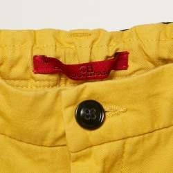 مملوكة مسبقًا CH Carolina Herrera Kids Yellow Cotton Shorts 10 Yrs