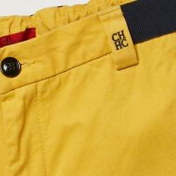 مملوكة مسبقًا CH Carolina Herrera Kids Yellow Cotton Shorts 10 Yrs