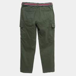 CH Carolina Herrera Kids Green Cotton Cargo Pants 8 Yrs