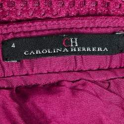 CH Carolina Herrera Kids Pink Floral Lace Mini Skirt 4 Yrs