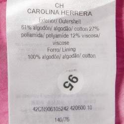 CH Carolina Herrera Kids Pink Lace Bow Detail Dress Size 10 Yrs