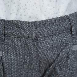 Chloe Grey Textured Cotton Shorts 18 Months