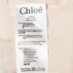 Chloe Multicolor Abstract Print Silk Sequin Detail Dress 10 Yrs