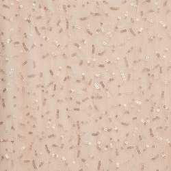 مملوكة مسبقًا Chloe Light Orange Sequin Detail Silk Cut-Out Dress 12 Yrs