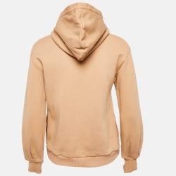 Chloe Kids Caramel Brown Logo Embroidery Cotton Hooded Sweatshirt 14 Yrs 