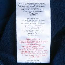 Pre Owned Chloe Kids Navy Blue Cotton Blend Logo Band Sweatshirt & Jogger Set 10/12Yrs