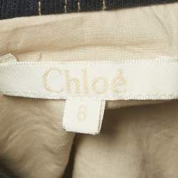 مملوكة مسبقًا توب كلوي كيدز أزرق قطني مزود بغطاء للرأس 8 سنوات