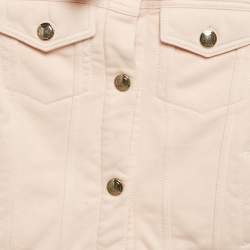 Pre Owned Chloe Kids Pink Cotton Button Front Jacket 4Yrs