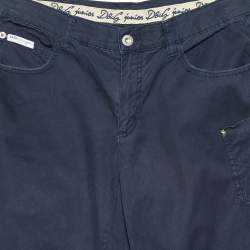 D&G Junior Navy Blue Cotton Capri Pants 14 Yrs