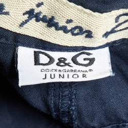 D&G Junior Navy Blue Cotton Capri Pants 14 Yrs