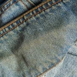 D&G Junior Blue Denim Studded Button Front Jacket 6 Yrs