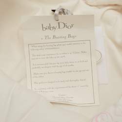 Pre Owned بطانية أطفال بيبي ديور قطنية وردية بحجم واحد