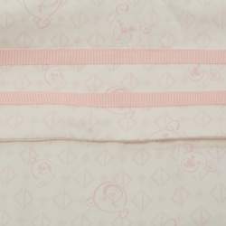 Pre Owned بطانية أطفال بيبي ديور قطنية وردية بحجم واحد