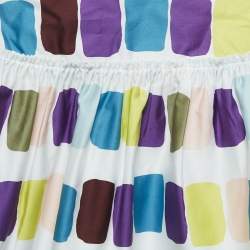 Christian Dior Kids Multicolor Printed Cotton Skirt 10 Yrs