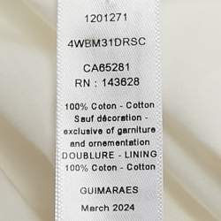 Baby Dior White Cotton Dress and Culotte Set 6 M