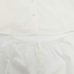 Baby Dior White Cotton Dress and Culotte Set 6 M