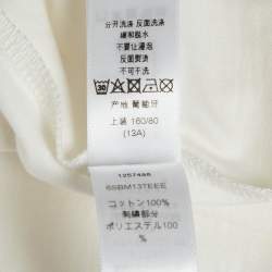 Pre Owned Dior Kids White Embroidered Jersey T-Shirt 13Yrs