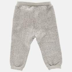 Dior Baby Grey Cotton Knit Track Pants 18 M
