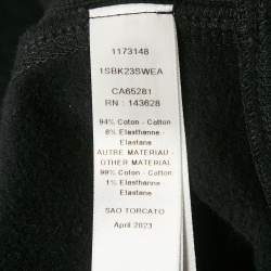 Dior Kids Black Printed Cotton Hoodie 13 Yrs 