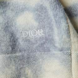 Pre Owned Dior White/Blue Tie-Dye Wool Full Sleeve Sweater 12 Yrs