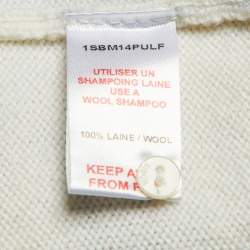 Pre Owned Dior White/Blue Tie-Dye Wool Full Sleeve Sweater 12 Yrs