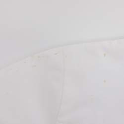 Pre Owned Dior White/Grey Cotton Bee Embroidered Long Sleeve Shirt 6 Yrs