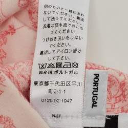 Pre Owned Baby Dior Pink Toile de Jouy Print Cotton Cap 