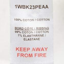 مملوكة مسبقًا جاكيت ديور أطفال كحلي/أبيض قطن فارسيتي 12 سنة