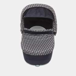 Pre Owned Dior x Inglesina Blue/Beige Oblique Technical Fabric Bassinet