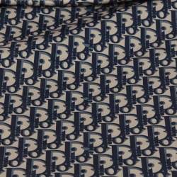 Pre Owned Dior x Inglesina Blue/Beige Oblique Technical Fabric Bassinet