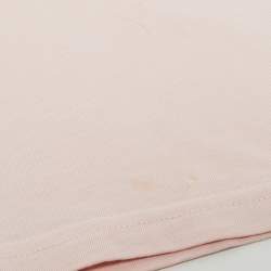 Pre Owned Dior x Shawn Stussy Kids Logo Embroidered Jersey T-Shirt 6Yrs