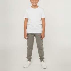 Pre Owned Dior Kids Grey Logo Embroidered Jersey Joggers 10 Yrs