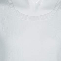 Pre Owned Dior Colorblock Pleated Short Sleeve Dress 12 Yrs