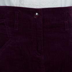 Dior Burgundy Corduroy Mini Skirt 8 Yrs