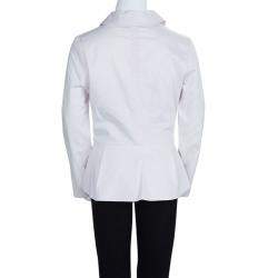 Pre Owned Dior Pale Pink Fitted Blazer 10 Yrs