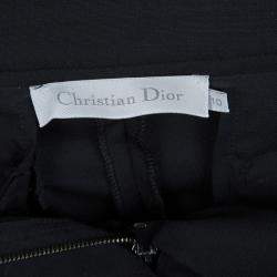 Dior Black Wool Tapered Trousers 10 Yrs