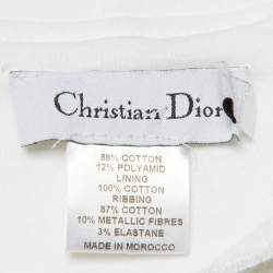 Christian Dior Kid Terry Cotton Zip-Up Hooded Track Jacket 12 Yrs