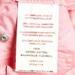 Pre Owned Dior Pink Oblique Print Cotton Skirt 5Yrs 
