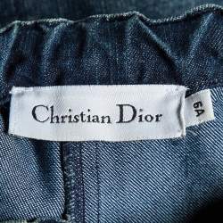 Pre Owned Dior Kids Navy Blue Denim Shorts 6 Yrs