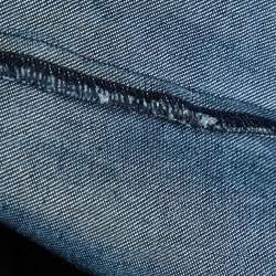 Pre Owned Dior Kids Navy Blue Denim Shorts 6 Yrs