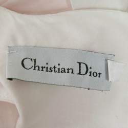 Christian Dior Kids Pink Checks Cotton A-Line Dress 6Yrs