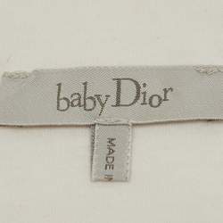 Baby Dior Light Pink Embroidered Cotton Sleeping Bag