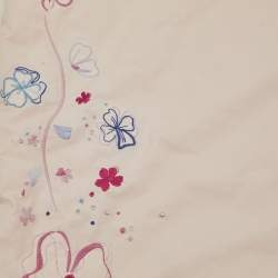 Baby Dior Light Pink Embroidered Cotton Sleeping Bag