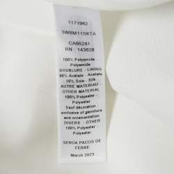 Dior Kids White Tulle Asymmetric Skirt 10 Yrs