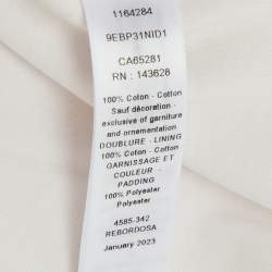Pre Owned Baby Dior Pink Cotton & Lace Sleeping Bag 
