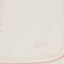 Pre Owned Baby Dior Pink Cotton & Lace Sleeping Bag 