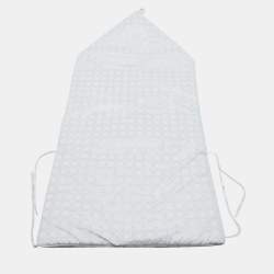 Pre Owned كيس نوم قطني بطبعة كانونج أبيض بيبي ديور