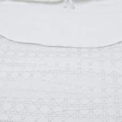 Pre Owned كيس نوم قطني بطبعة كانونج أبيض بيبي ديور