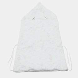 Pre Owned Baby Dior White Printed Cotton Sleeping Bag